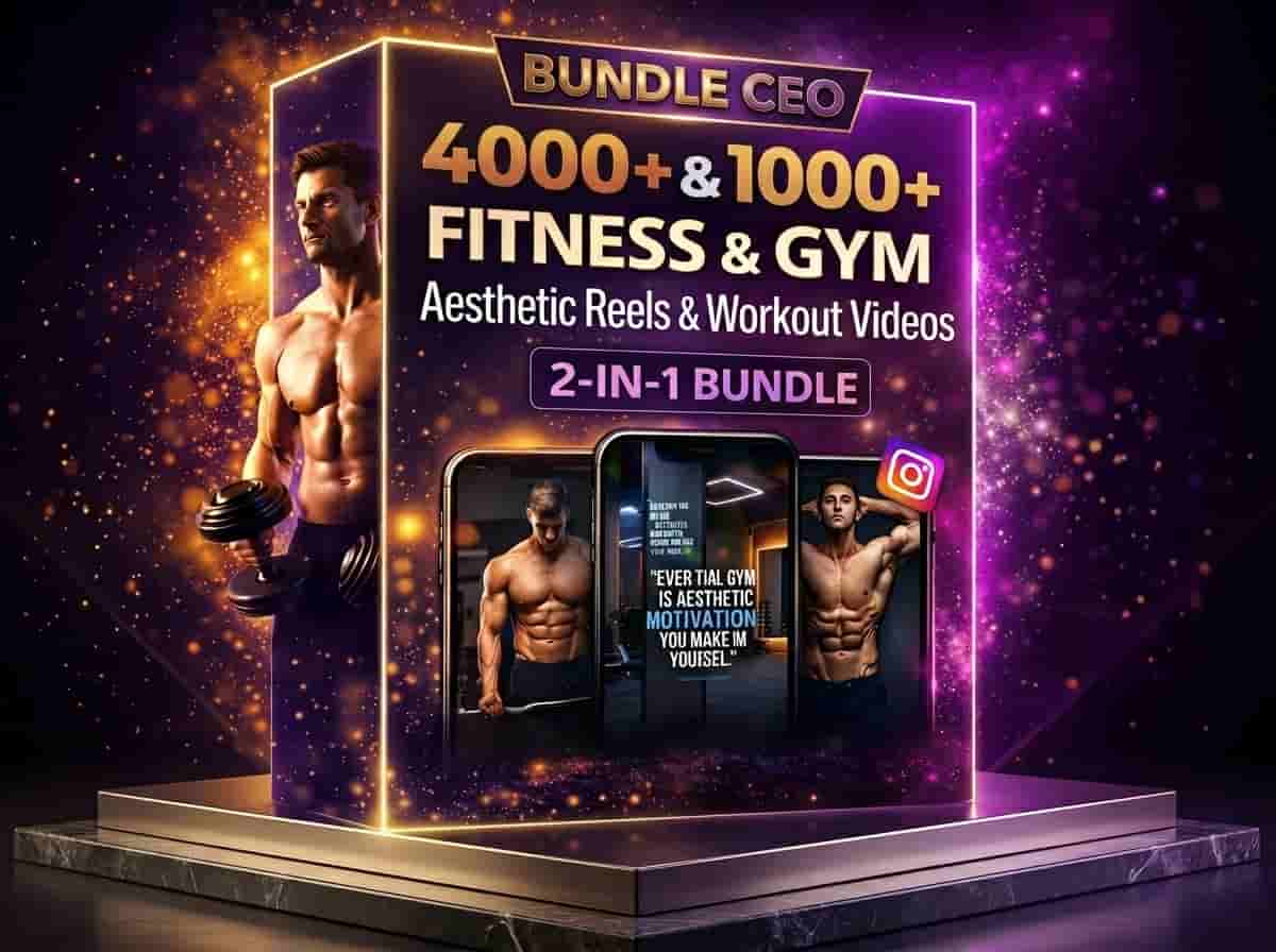 Gym Workout Animated Bundle (5,000+ Videos)
