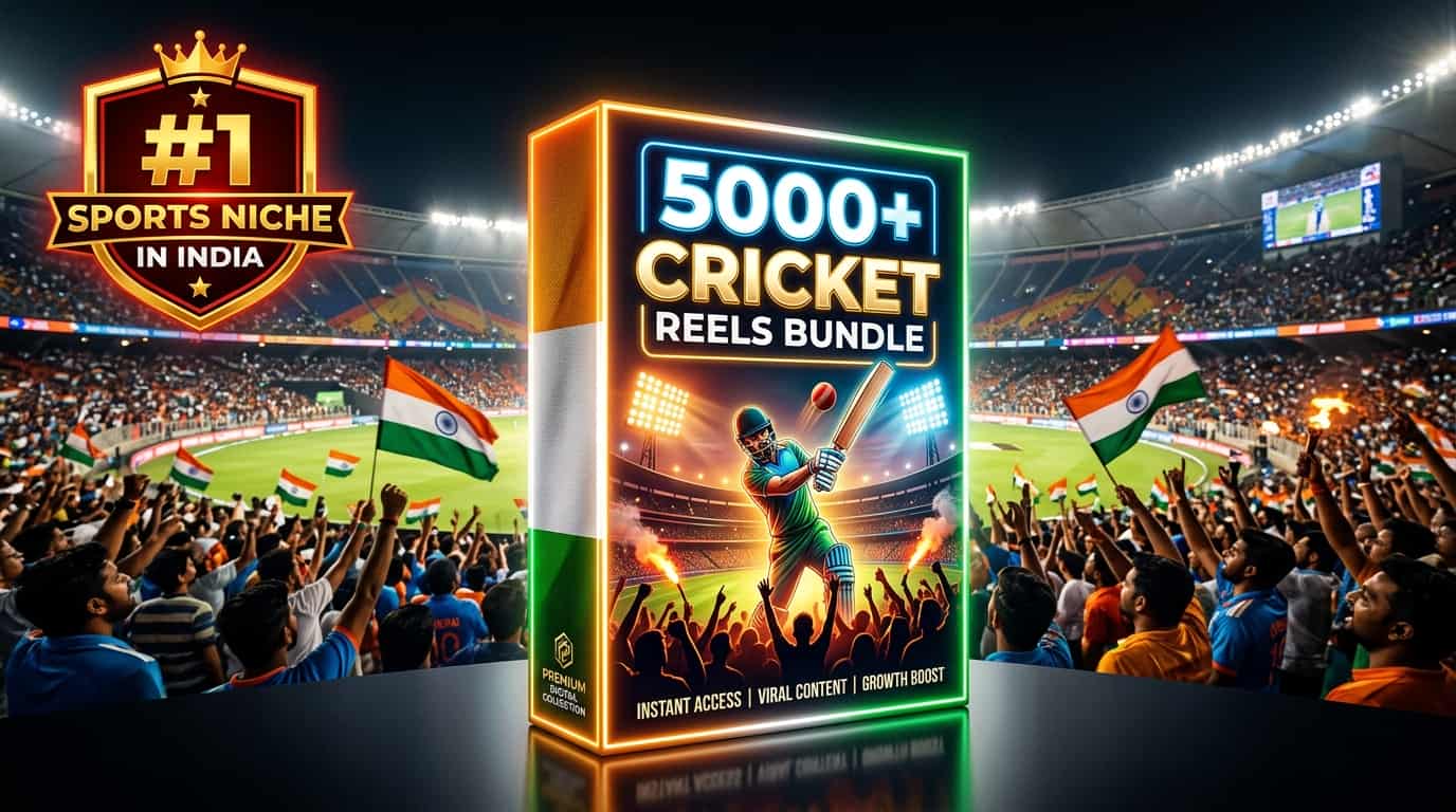 Cricket Reels Bundle (5,000+ Videos)
