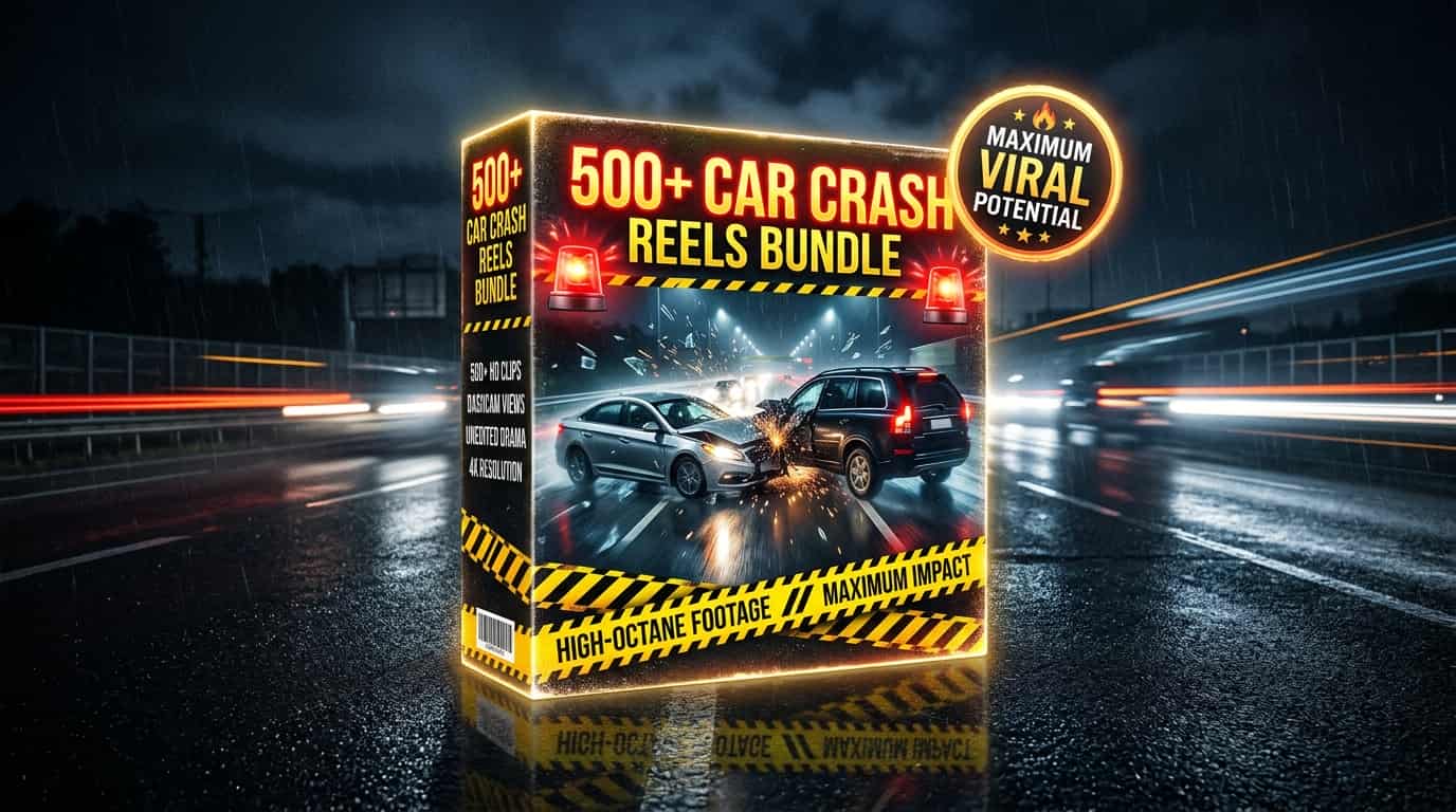 Car Crash Reels Bundle (1500+ Videos)