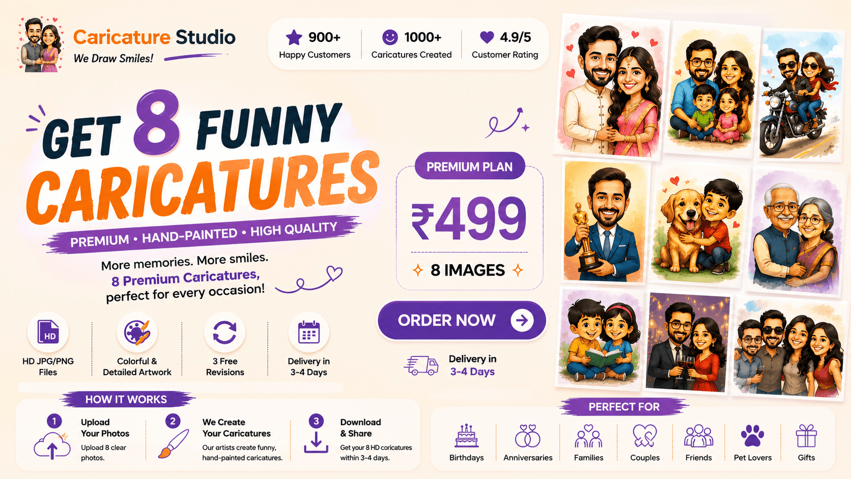 Turn Your Photo Into A Funny Caricature