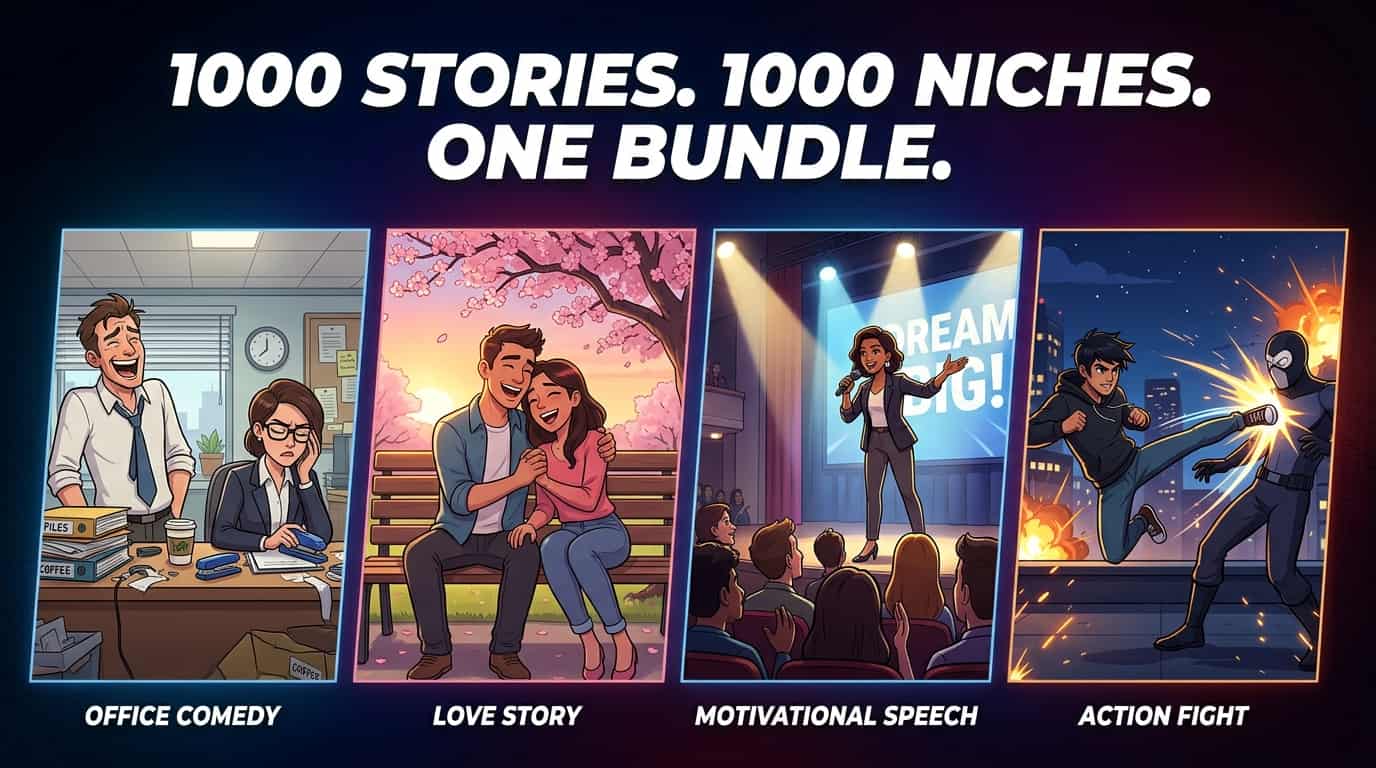 2D Animation Bundle (1,000+ Videos)